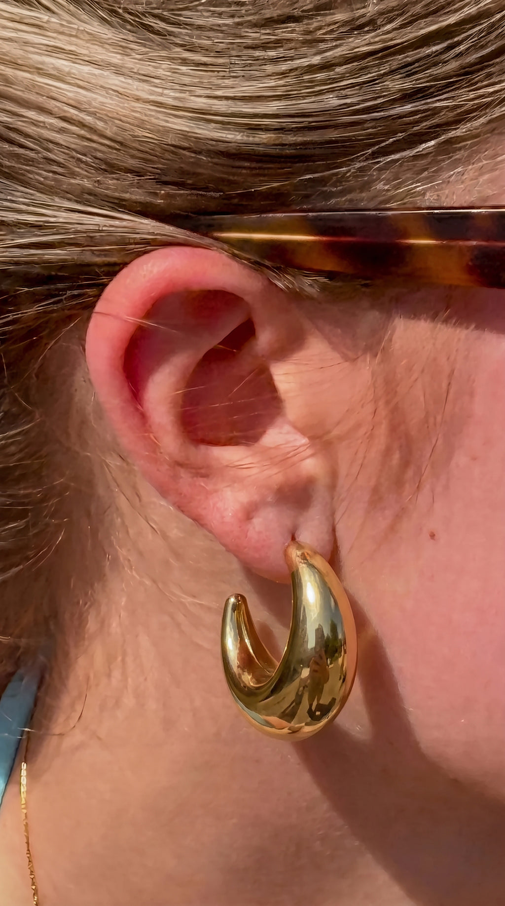 CHUNKY HOOPS OHRRINGE