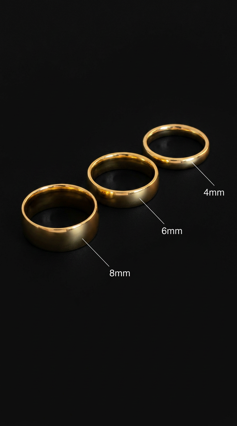 EINFACHER RING (4 mm) - Gr. 54 (EU)